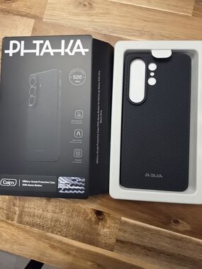 PITAKA Black Textured Protective Case for Samsung S26 Ultra